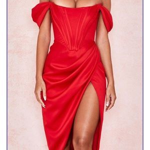 House of CB red dress